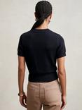 Reiss Anita Crew Neck T-Shirt, Navy