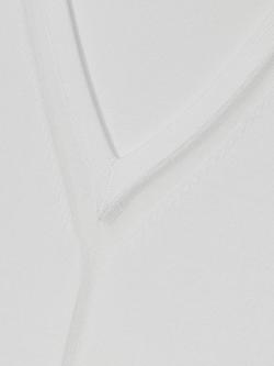Reiss Soraya Colour Block Sheer V-Neck Long Sleeve Blouse - view 2, White