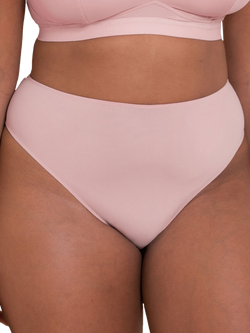 Curvy Kate Zen Brazilian Knickers, Blush Pink