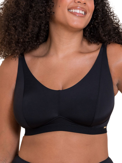 Curvy Kate Zen Non Wired Bralette Black, Black