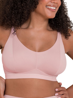 Curvy Kate Zen Non-Wired Comfort Bralette, Blush Pink