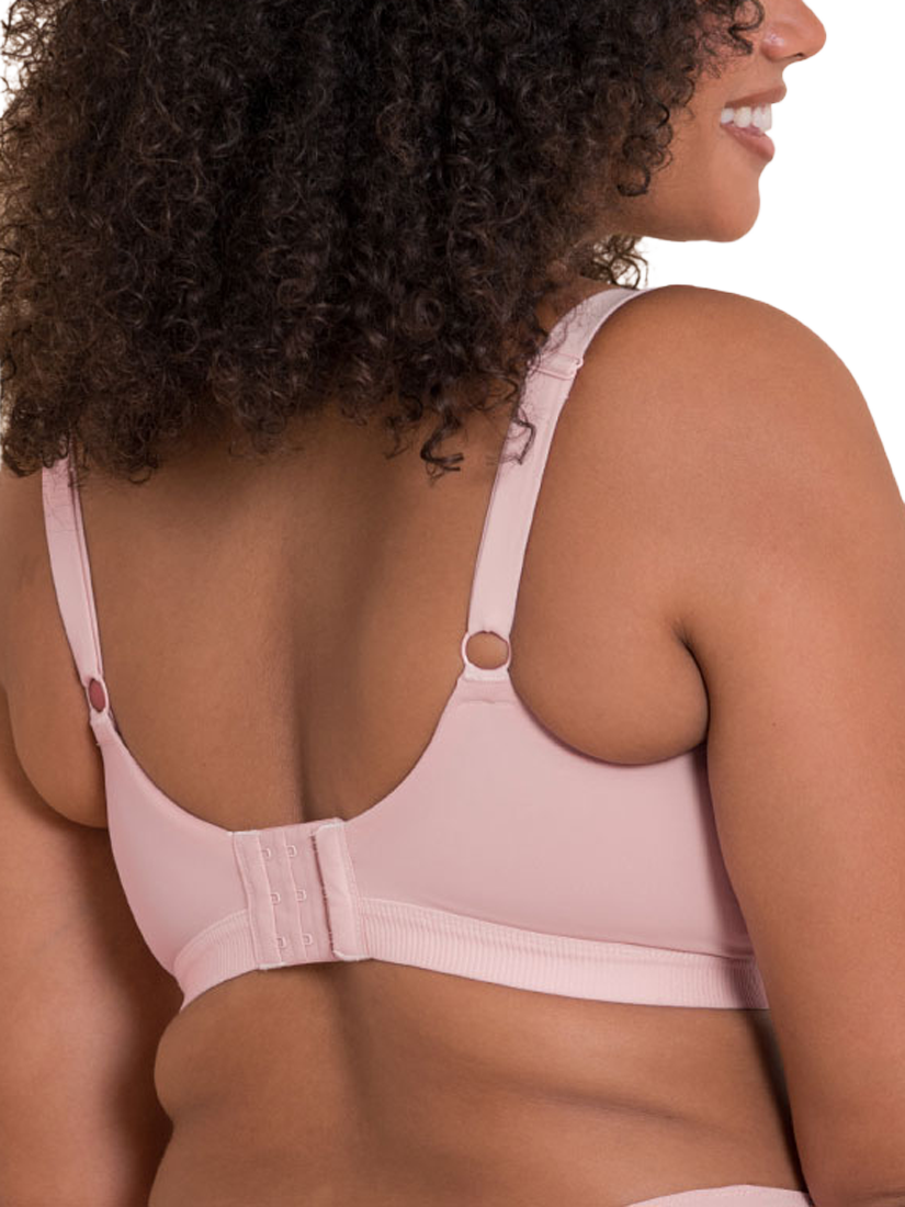 Product image 2 of 8, which shows Curvy Kate Zen Non-Wired Comfort Bralette, Blush Pink, 30DD/E