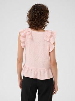 Part Two Troja Sleeveless V Neck Blouse - view 2, Mid Pink