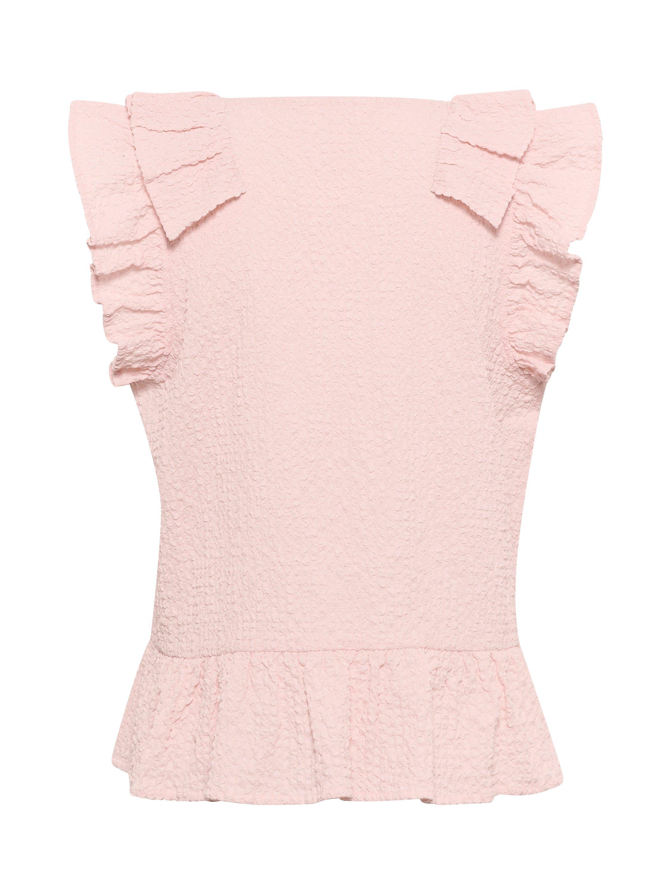 Product image 6 of 7, which shows Part Two Troja Sleeveless V Neck Blouse, Mid Pink, 8
