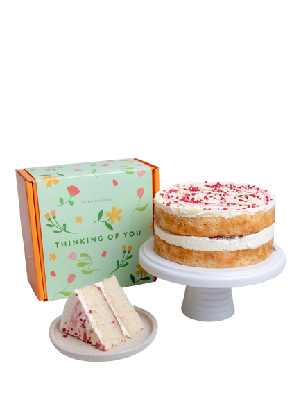 Cutter & Squidge Victoria Sponge Celebration Cake, Thinking Of You Sleeve