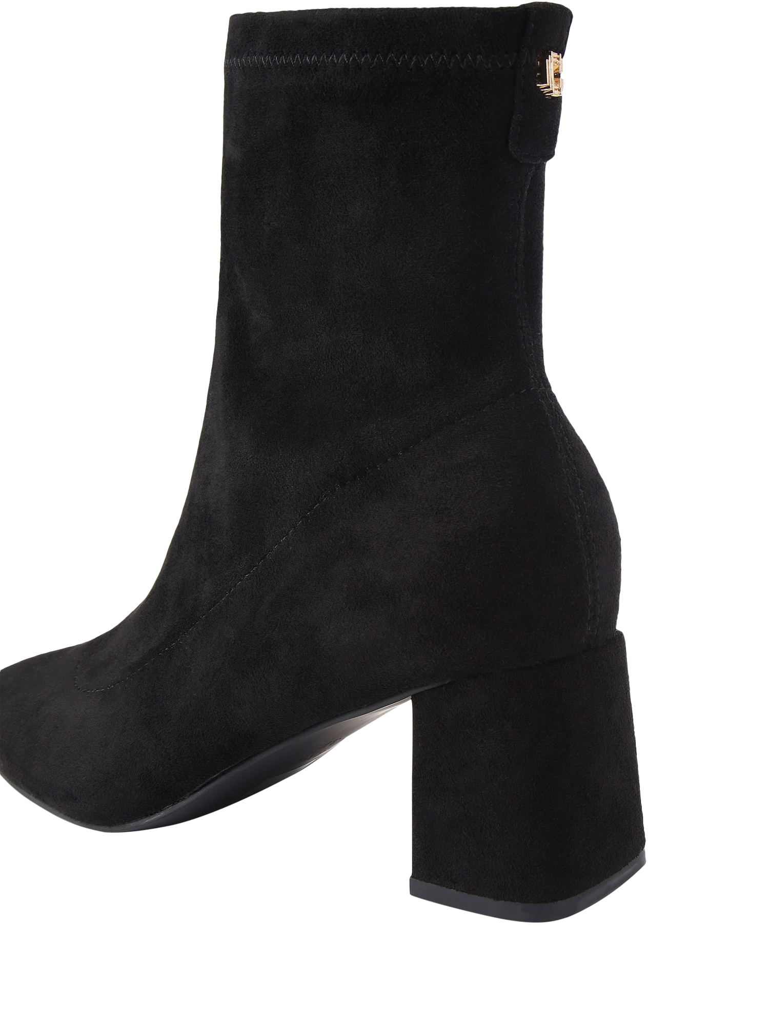 Product image 4 of 4, which shows Carvela Corsano Block Heel Ankle Boots, Black, 3