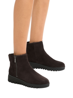 Carvela Bello Suede Ankle Boots, Brown - view 2, Brown