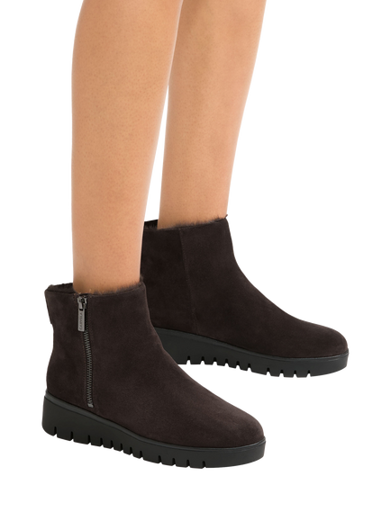 Carvela Bello Suede Ankle Boots, Brown - view 2, Brown