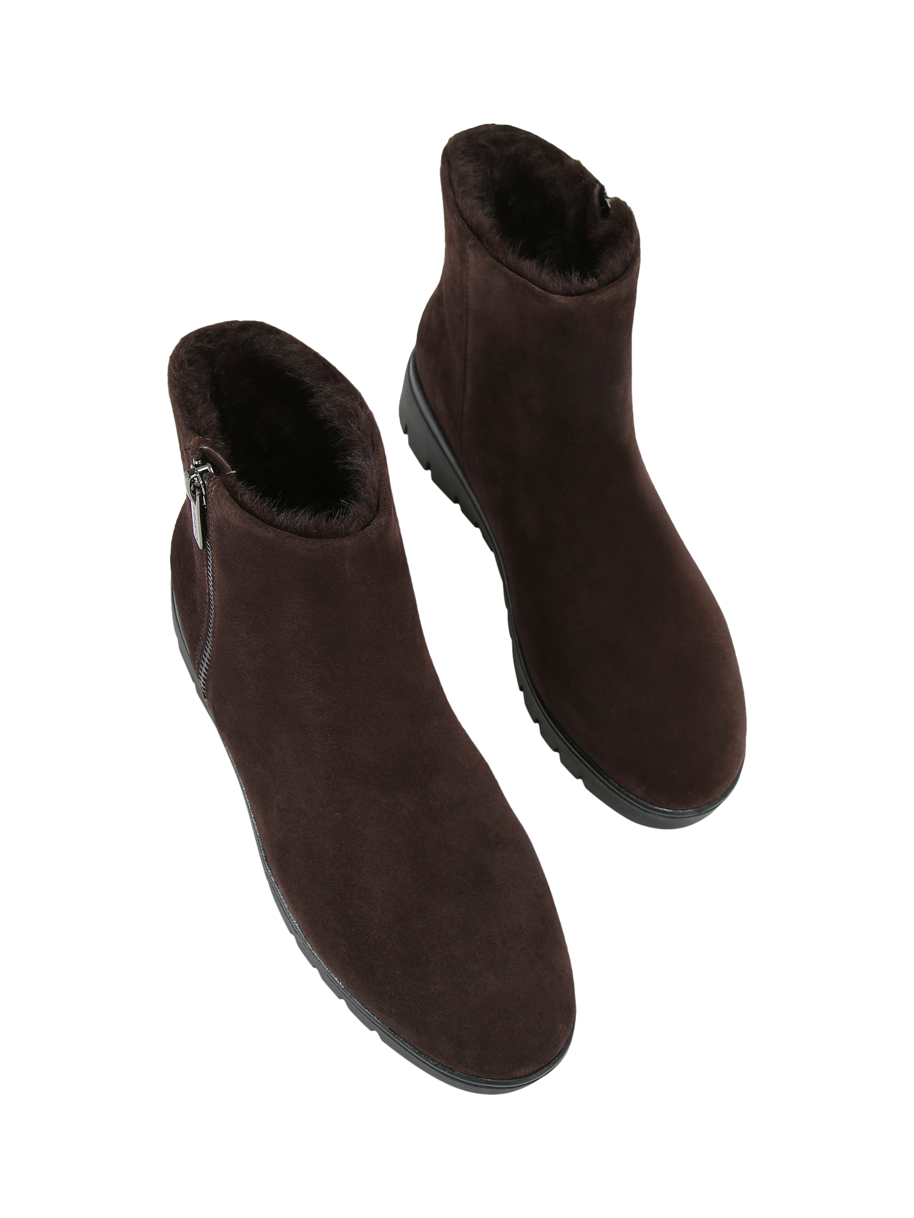 Product image 3 of 4, which shows Carvela Bello Suede Ankle Boots, Brown, 3