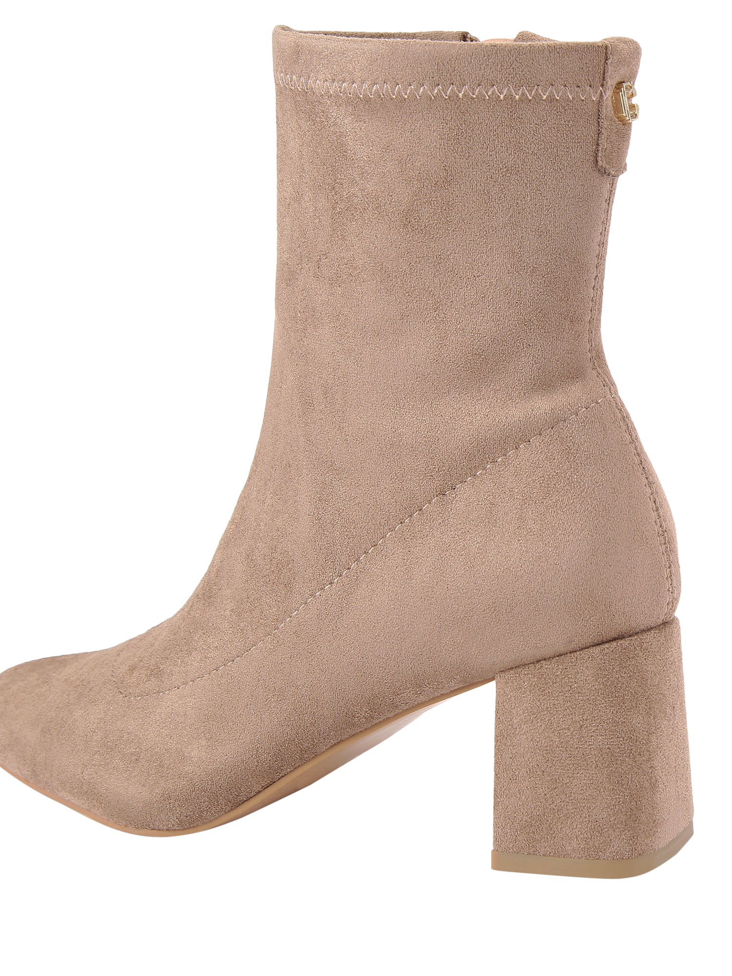 Product image 4 of 4, which shows Carvela Corsano Block Heel Ankle Boots, Taupe, 3