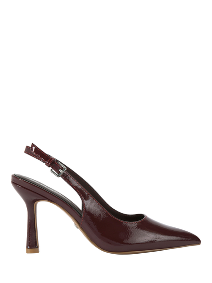 KG Kurt Geiger Adina Slingback Court Shoes, Wine
