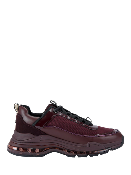 KG Kurt Geiger Legit Lace Up Trainers, Wine Comb, Wine Comb
