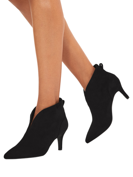 Carvela Flute Wide Fit Shoes Boots, Black - view 2, Black