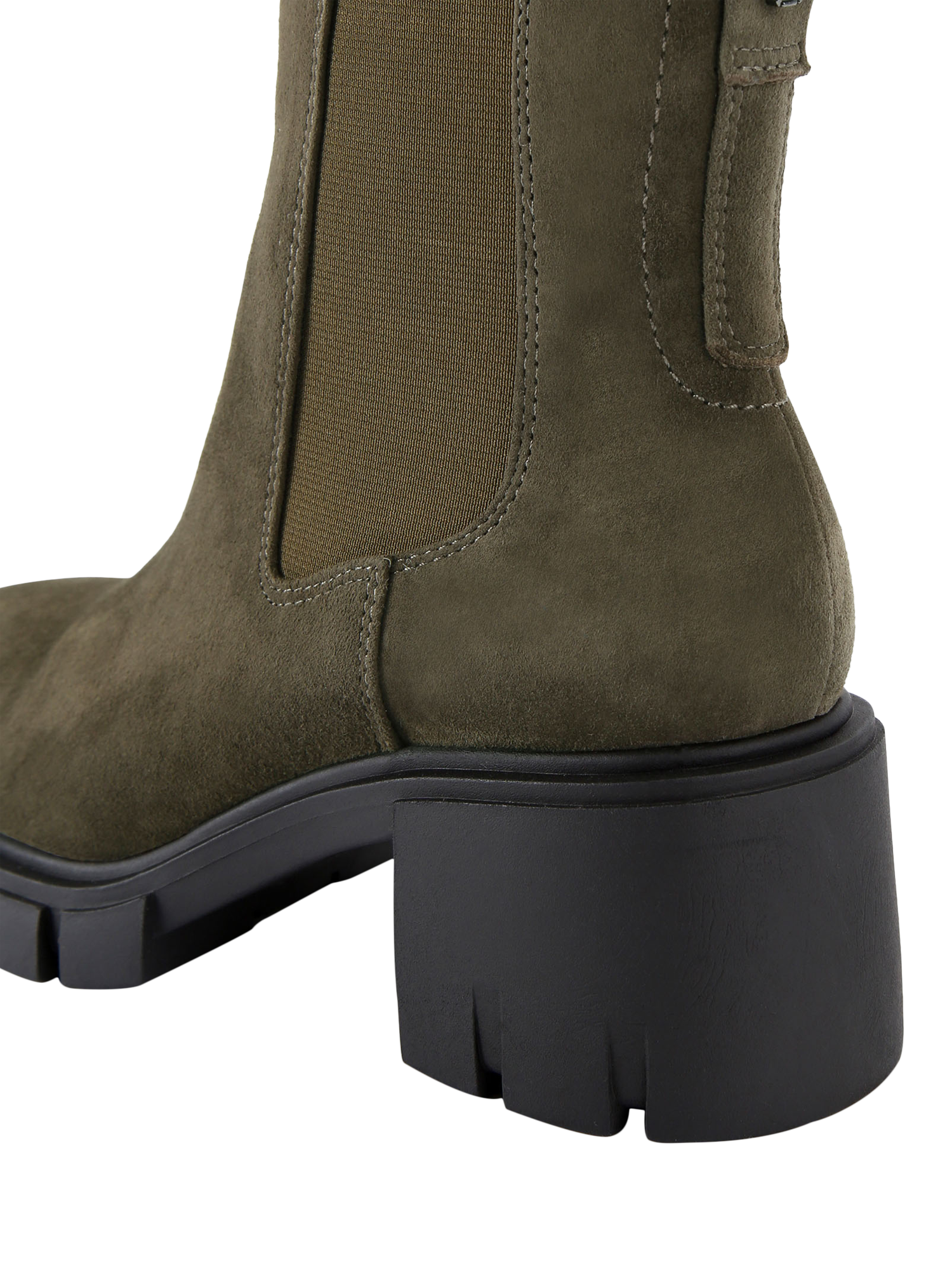 Product image 4 of 4, which shows Carvela Ignite Zip Ankle Boots, Khaki, 3
