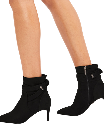 Carvela Tempt Stilletto Heel Ankle Boots, Black - view 2, Black