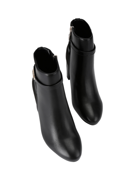 Carvela Tempt Trim Ankle Boots, Black - view 2, Black