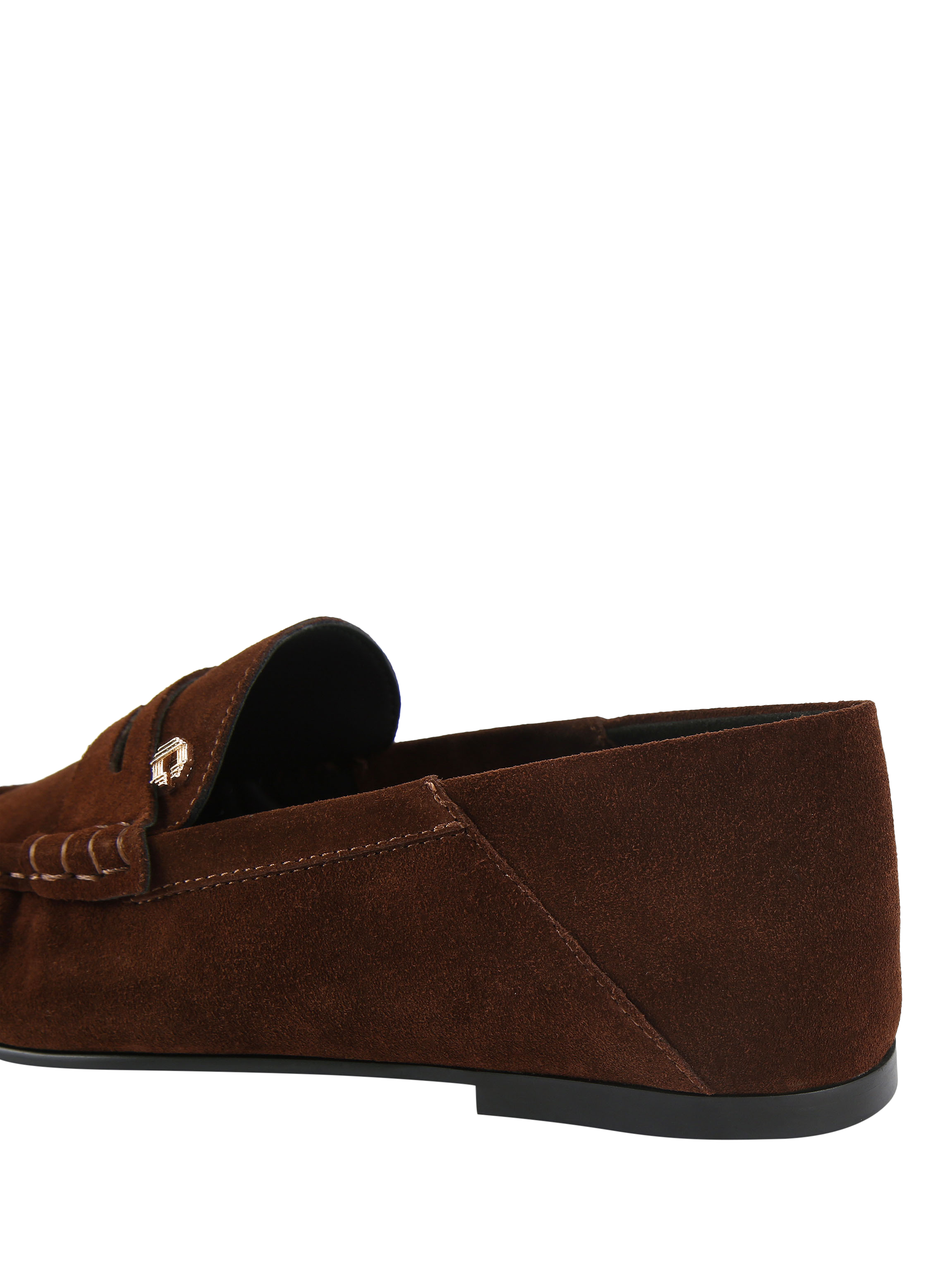 Product image 4 of 4, which shows Carvela Marigold Suede Loafers, Brown, 3