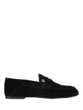 Carvela Marigold Suede Loafers, Black