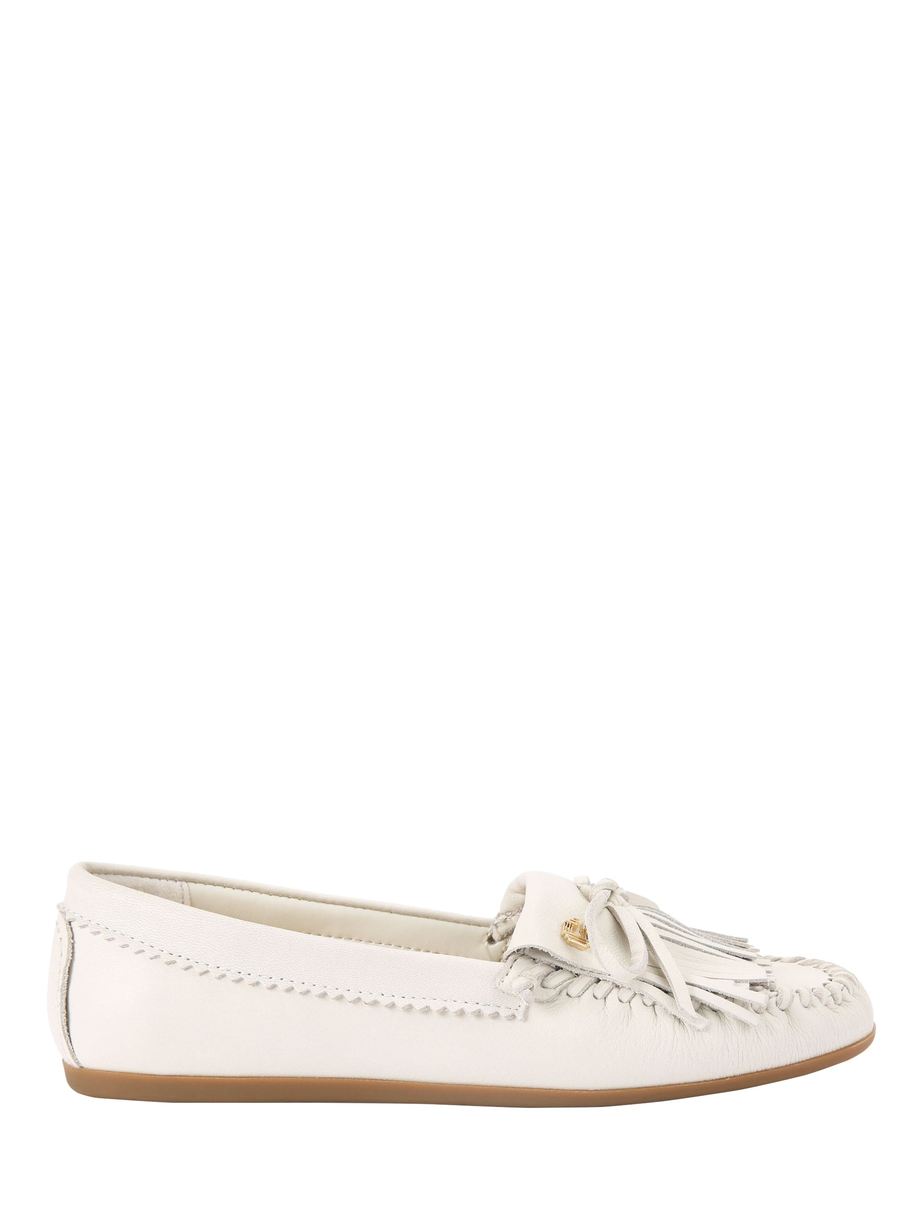 Product image 1 of 4, which shows Carvela Nila Leather Loafers, Bone, 3