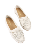 Carvela Nila Leather Loafers, Bone