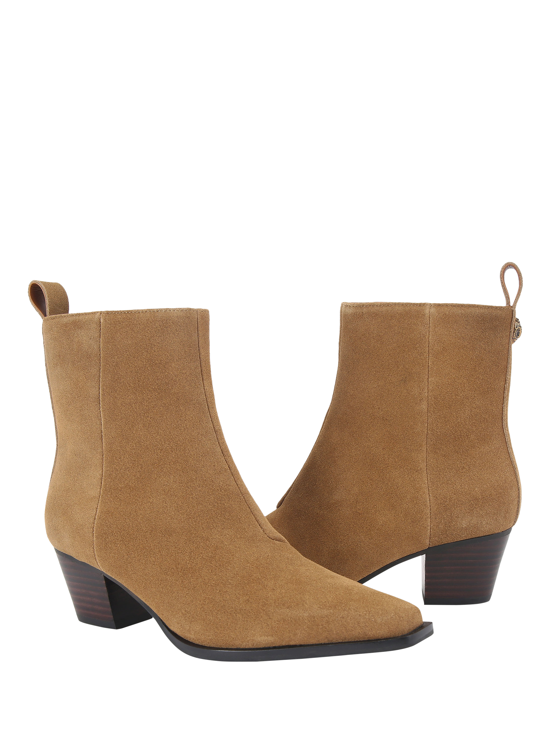 Product image 5 of 5, which shows Kurt Geiger London Mini Eagle Suede Ankle Boots, Tan Comb, 3
