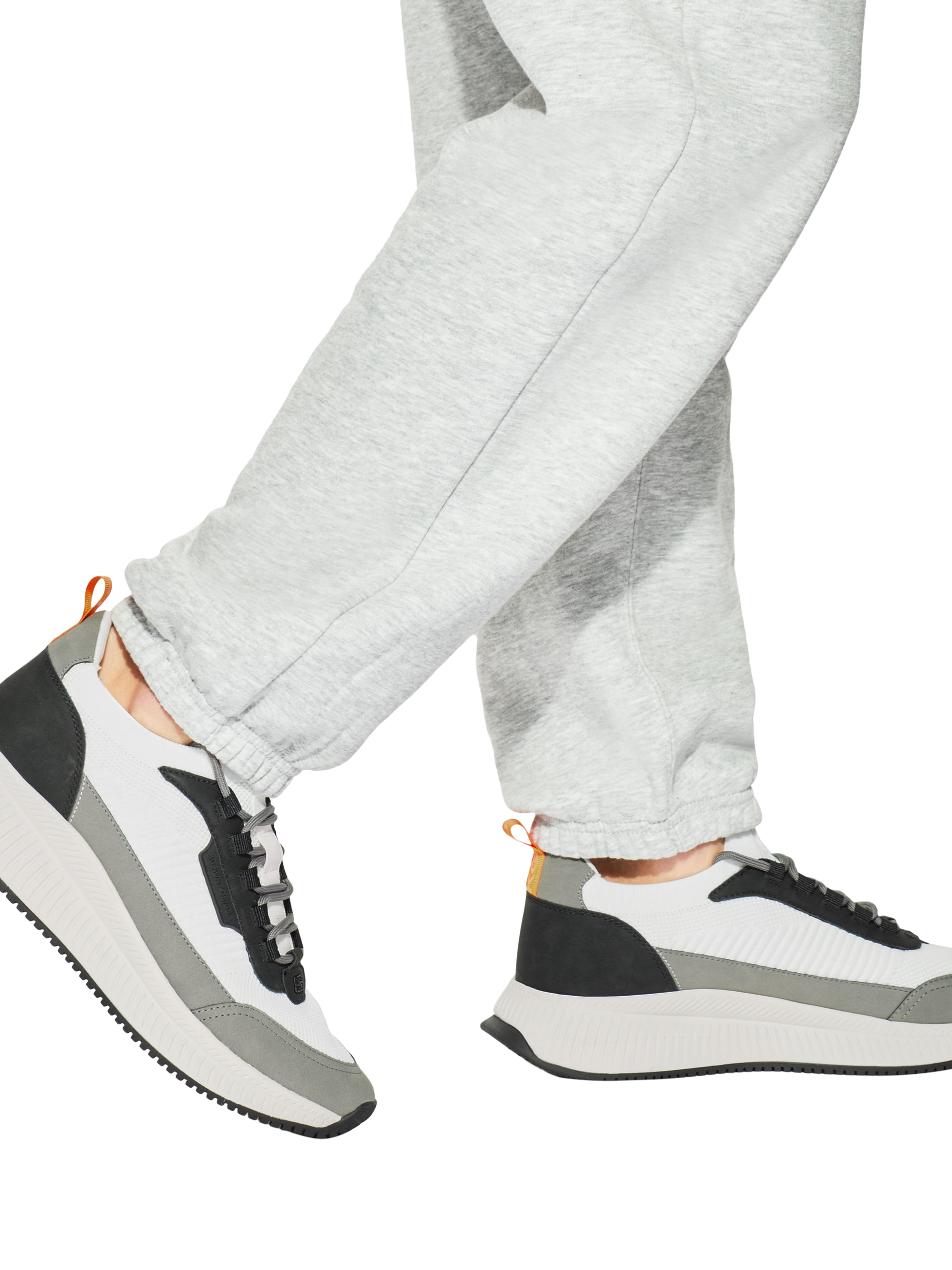 Product image 2 of 4, which shows KG Kurt Geiger Jasper Lace Up Trainers, White/Comb, 7