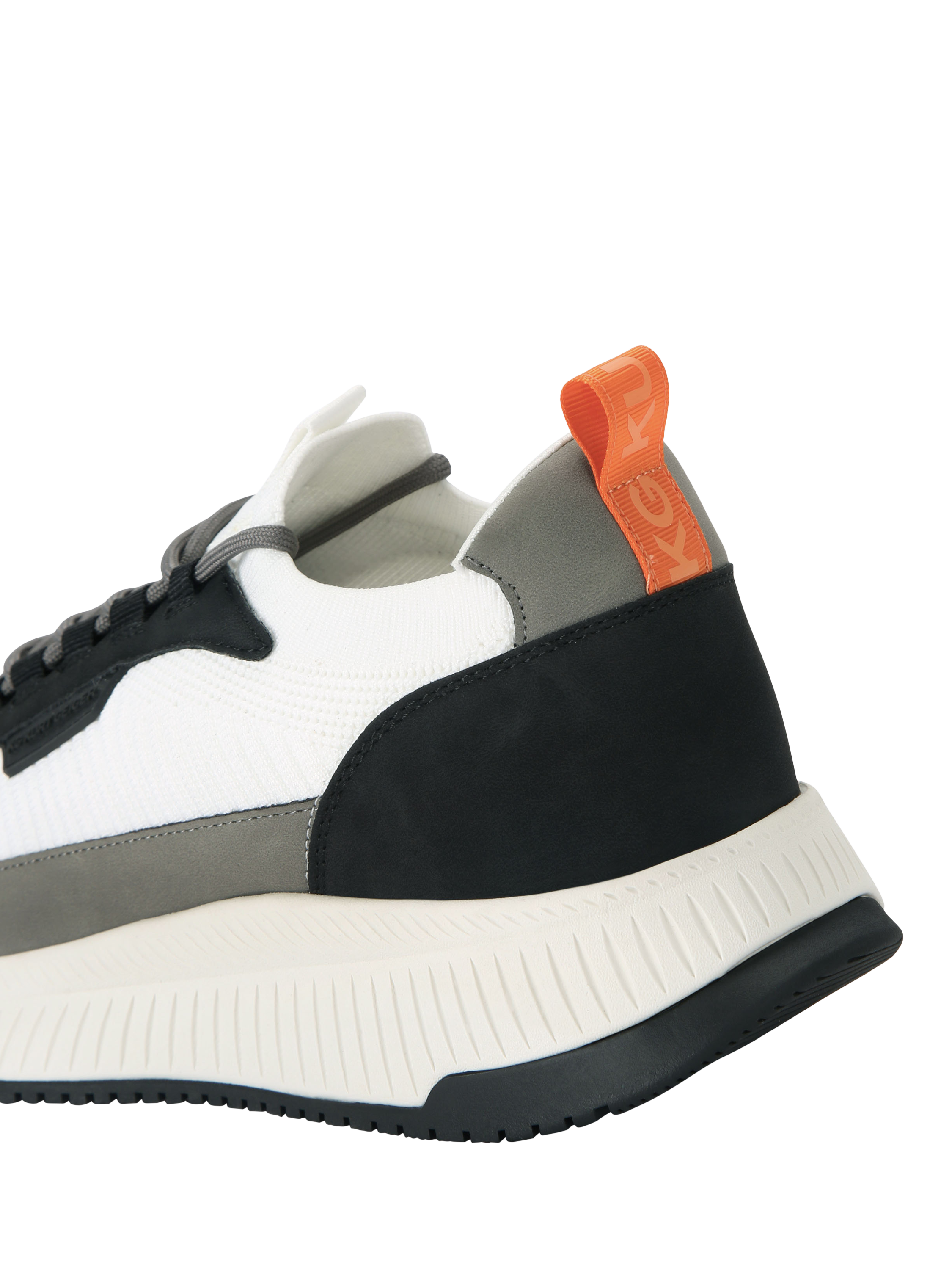 Product image 4 of 4, which shows KG Kurt Geiger Jasper Lace Up Trainers, White/Comb, 7