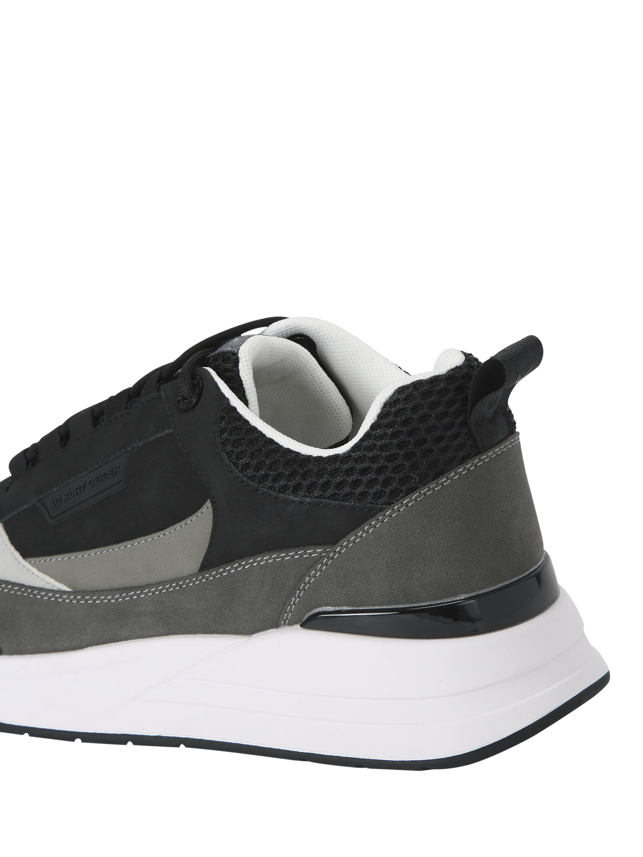 Product image 4 of 5, which shows KG Kurt Geiger Johnno Lace Up Trainers, Black/Multi, 7