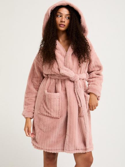 pink fluffy dressing gowns ladies Women's Pink Dressing Gowns at M&S