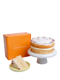 Cutter & Squidge Lemon Drizzle Sponge Cake, No Sleeve