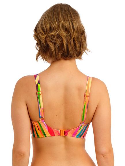 Freya San Antonio Underwired Plunge Bikini Top, Fiesta - view 2, Fiesta