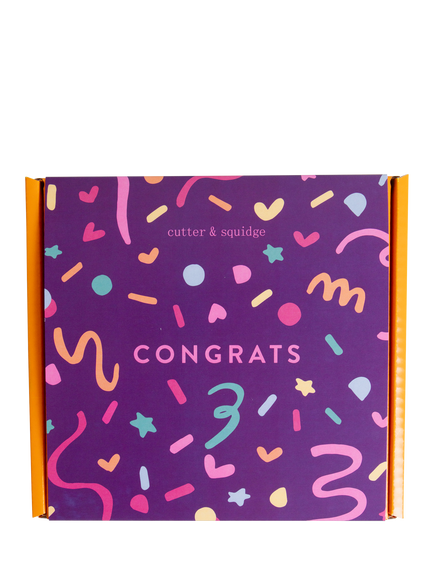 Cutter & Squidge Afternoon Tea - view 2, Congratulations Sleeve