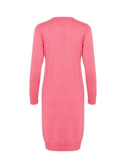 Saint Tropez Mila Crew Neck Jumper Dress, Fruit Dove Melange - view 2, Fruit Dove Melange