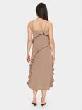 Saint Tropez Lilian Strappy Ruffle Midi Dress, Antler