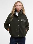 Barbour Mabel Funnel Neck Fleece, Dark Olive