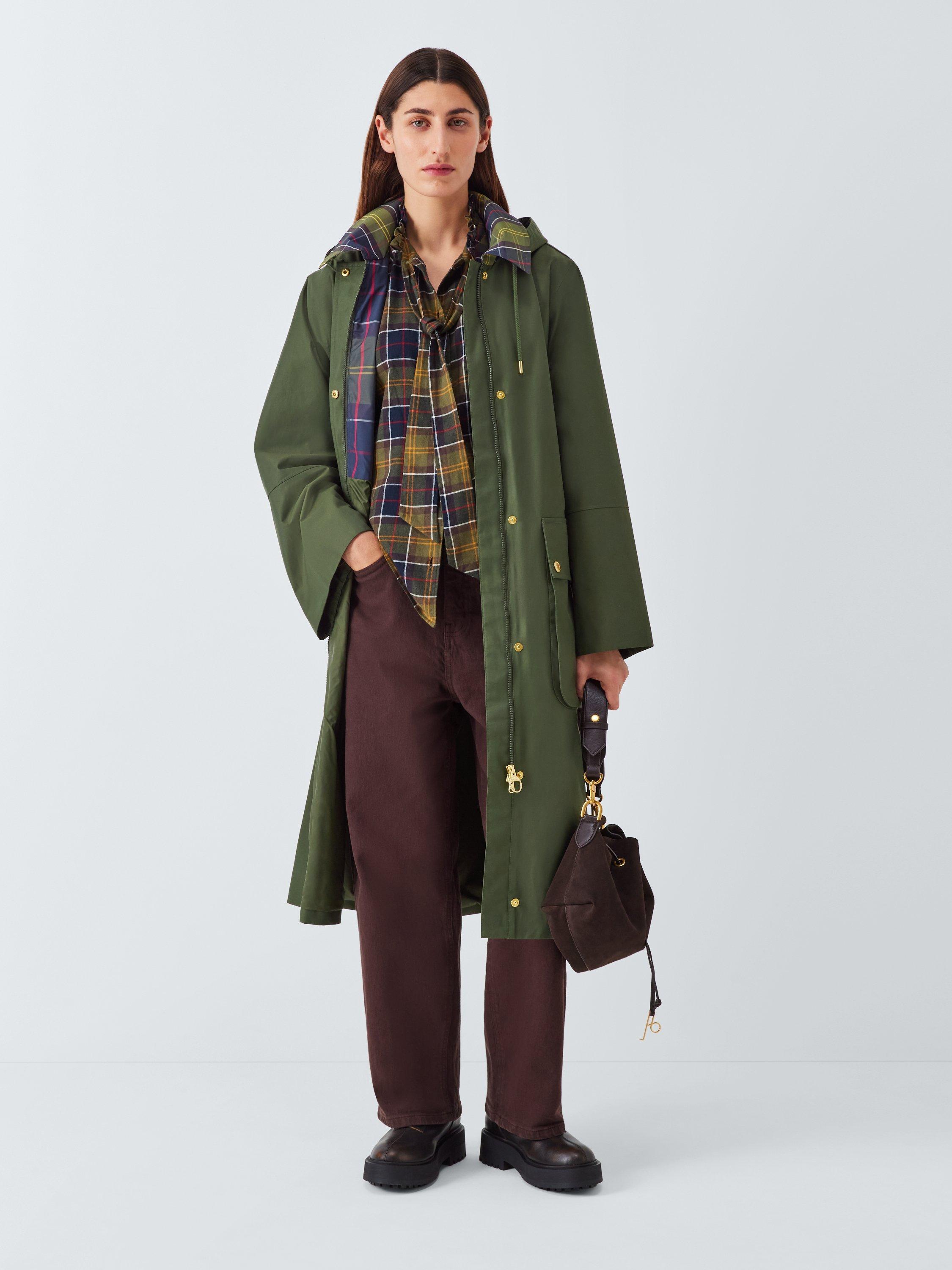 Product image 3 of 6, which shows Barbour Crosby Waterproof Jacket, Olive, 14