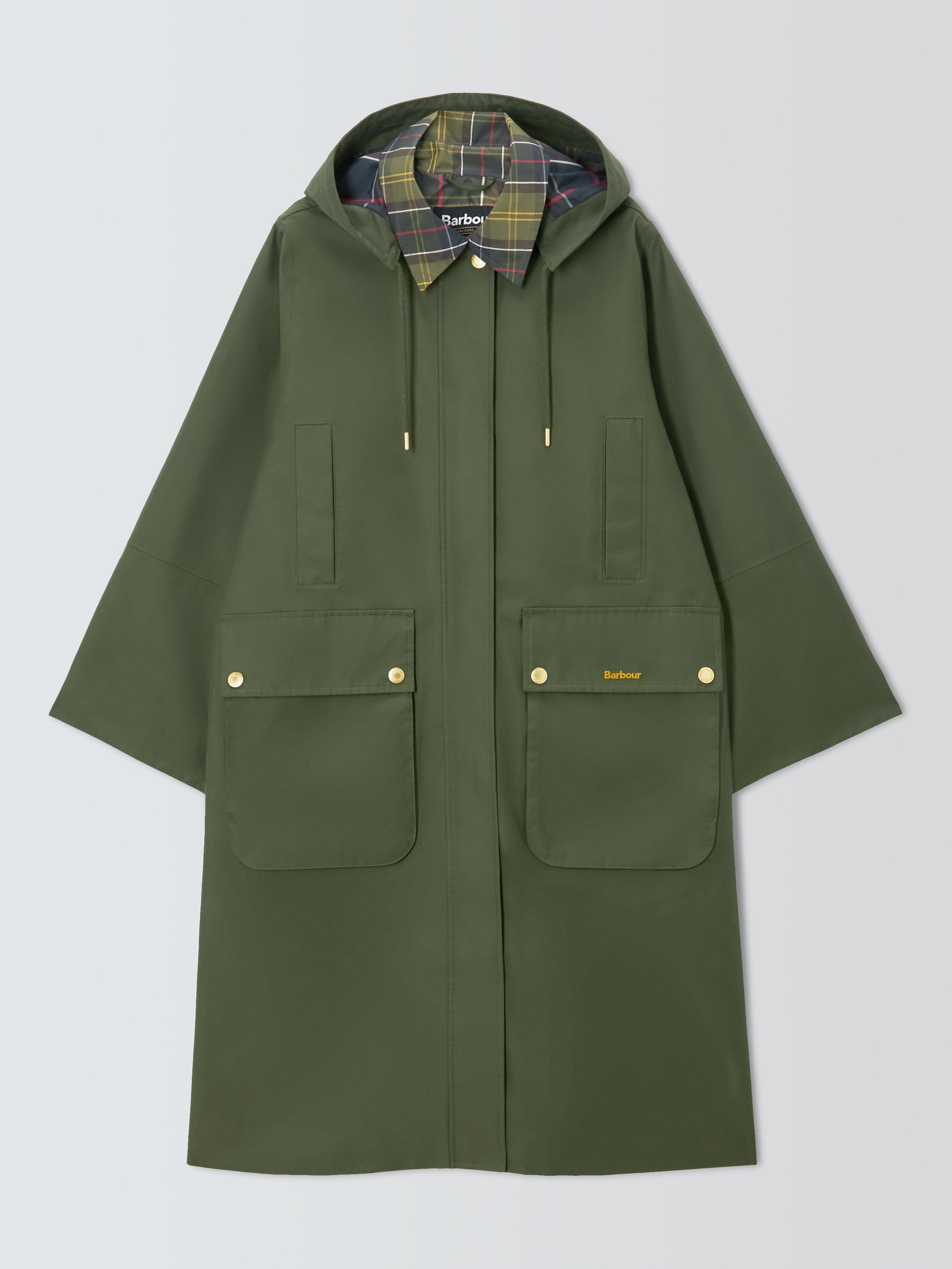Product image 4 of 6, which shows Barbour Crosby Waterproof Jacket, Olive, 14
