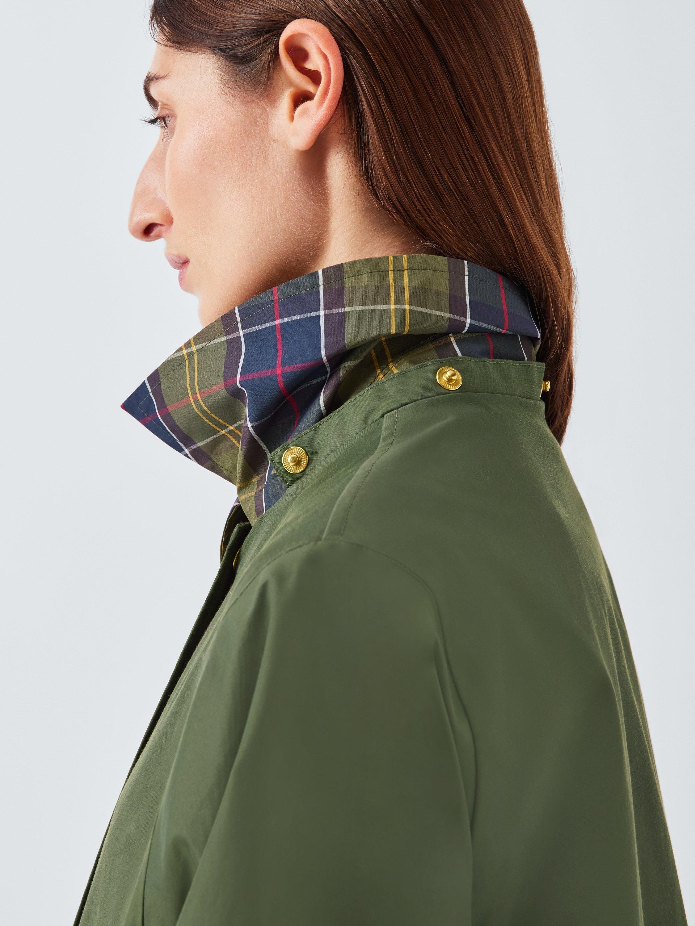 Product image 5 of 6, which shows Barbour Crosby Waterproof Jacket, Olive, 14