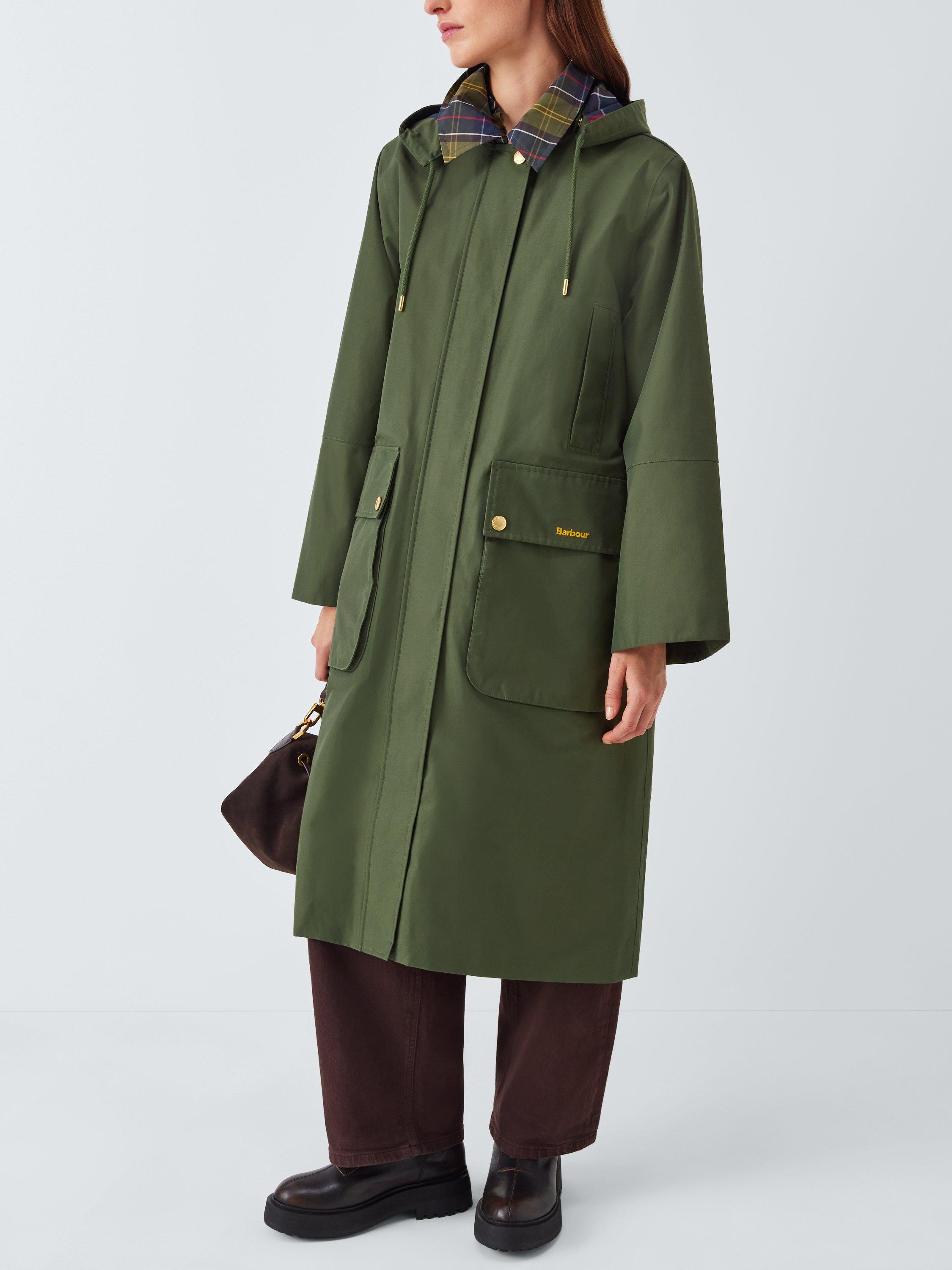 Product image 6 of 6, which shows Barbour Crosby Waterproof Jacket, Olive, 14
