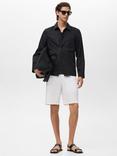 Mango Banarea Knee Length Shorts, Natural White