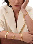 Ottoman Hands Zehra Chain Bracelet, Gold