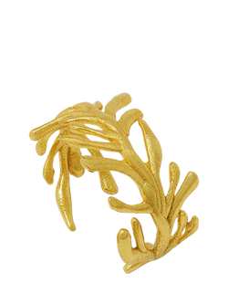 Ottoman Hands Zephyr Textured Ring, Gold, Gold