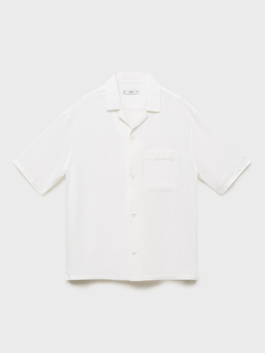 Product image 3 of 8, which shows Mango Banarea Regular Fit Shirt, Natural White, M