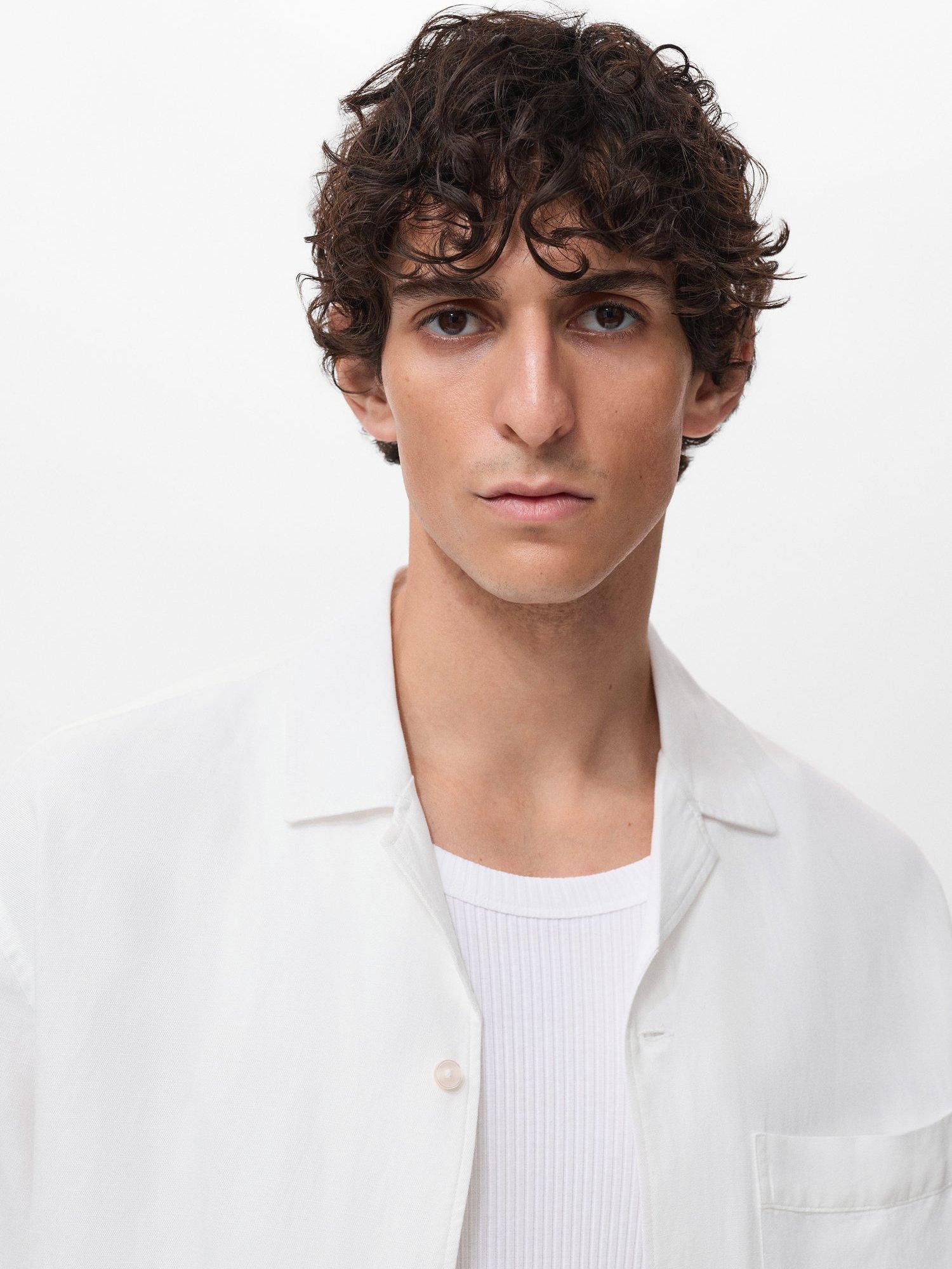 Product image 6 of 8, which shows Mango Banarea Regular Fit Shirt, Natural White, M