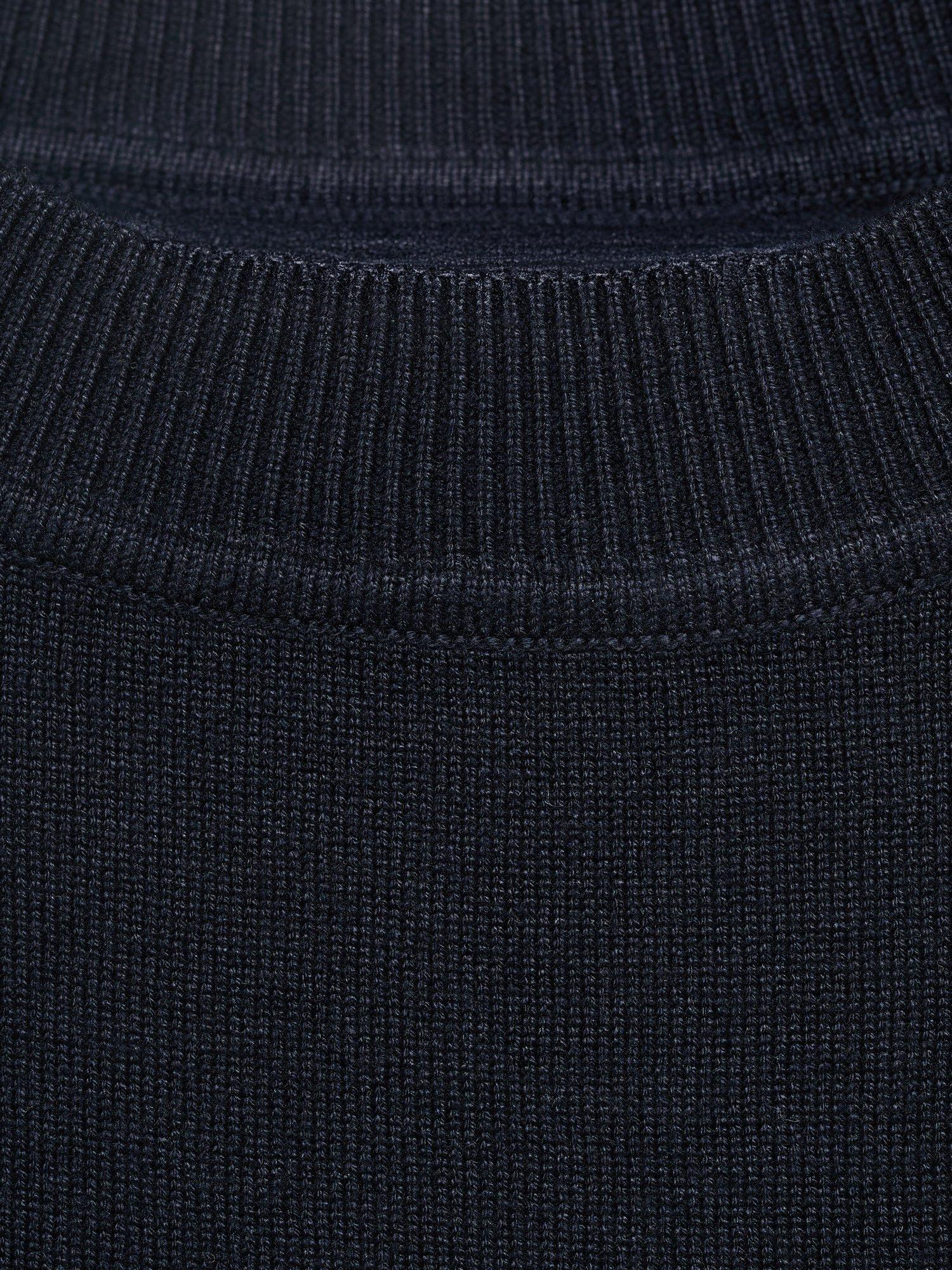 Product image 9 of 9, which shows Mango Almibi Sleeveless Knit Top, Navy, M