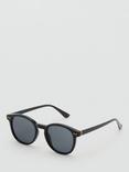 Mango Porter Round Tinted-Lens Sunglasses