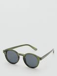 Mango Justin Round Frame Sunglasses