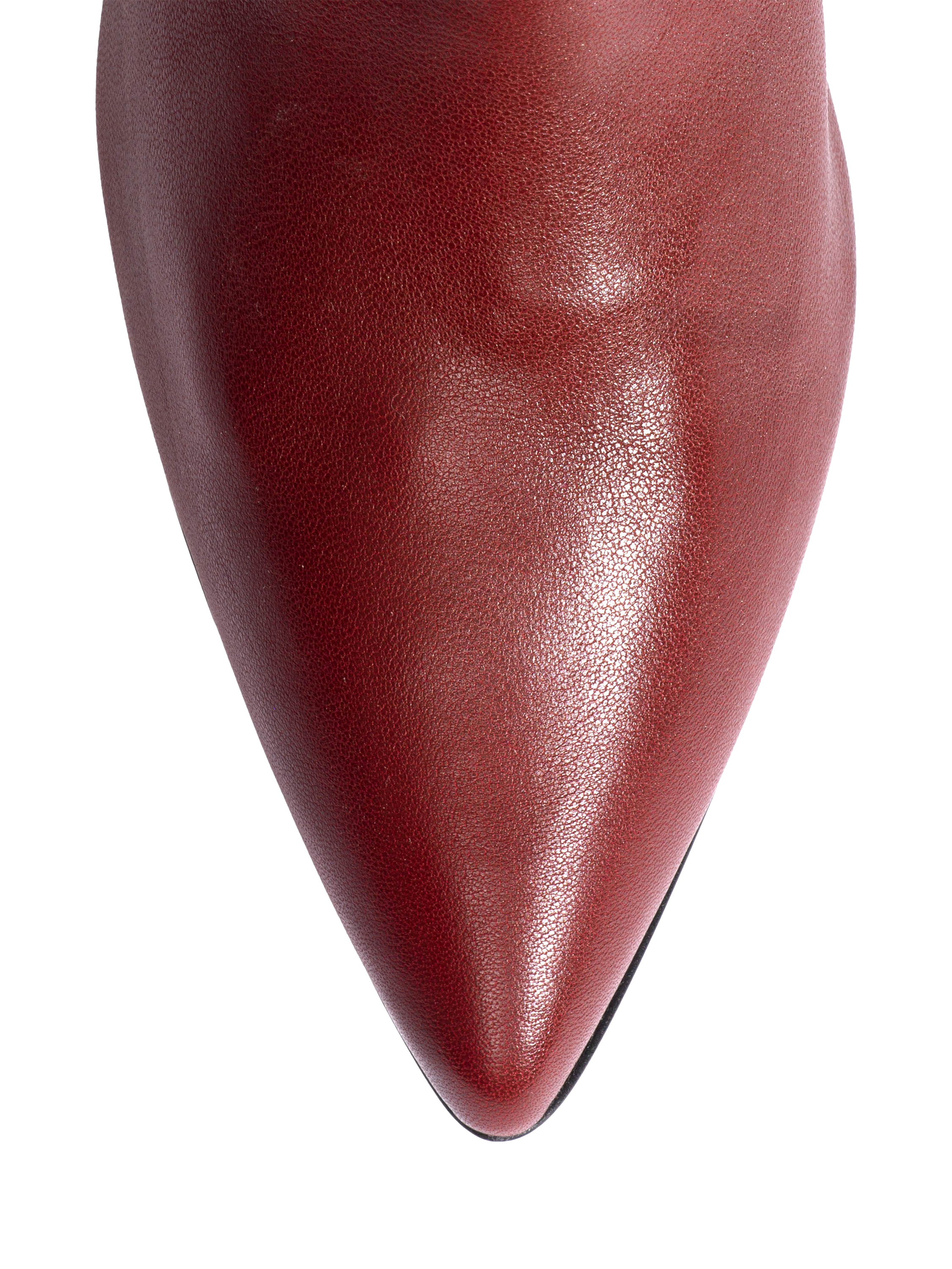 Product image 5 of 5, which shows Anonymous Copenhagen Hicha 40 Silky Leather Ankle Boots, Red, EU39