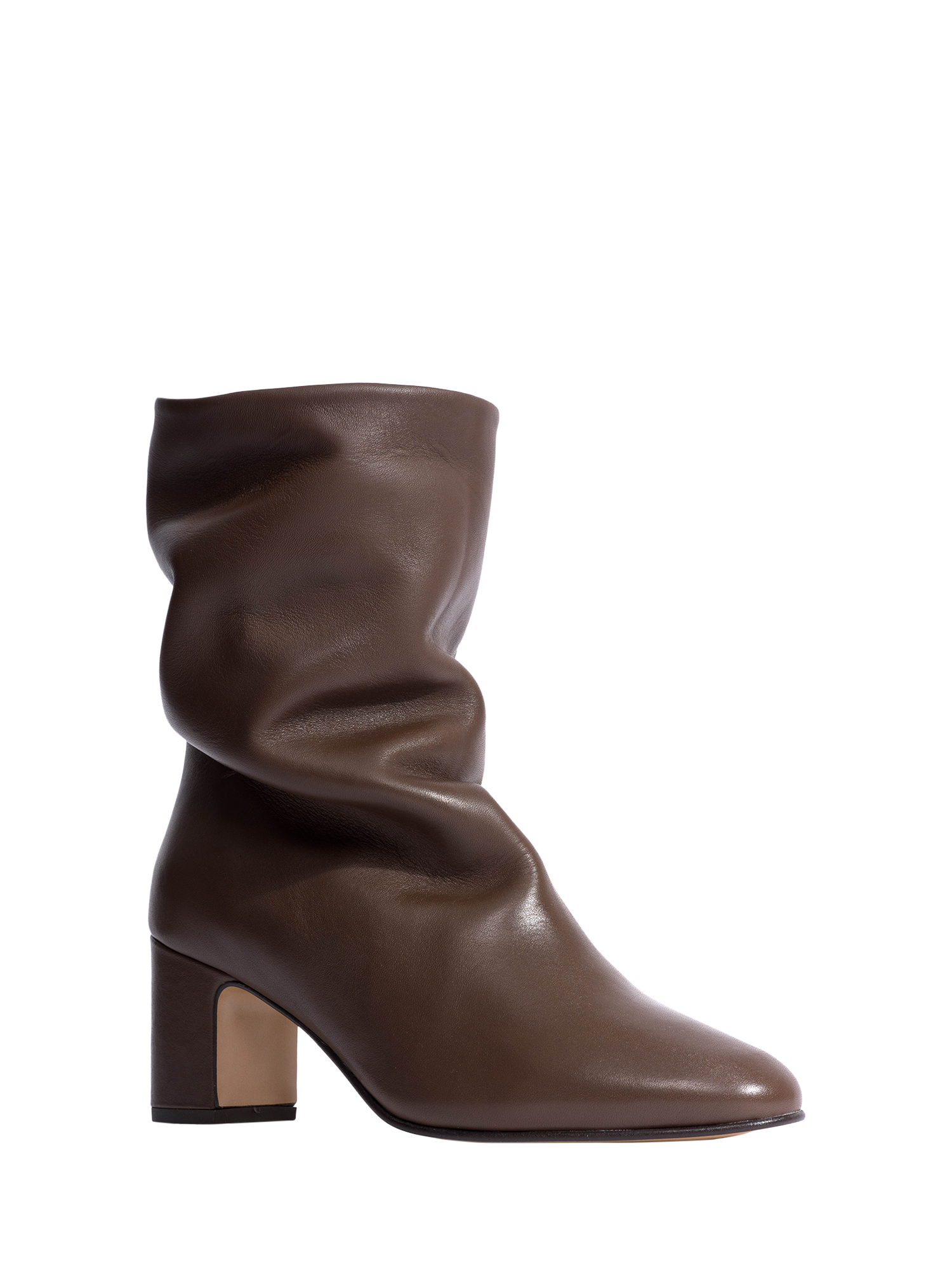 Product image 2 of 5, which shows Anonymous Copenhagen Lully 55 Leather Ankle Boots, Brown, EU37