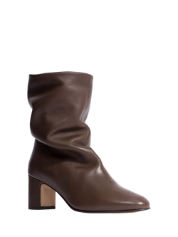 Anonymous Copenhagen Lully 55 Leather Ankle Boots, Brown - view 2, Brown